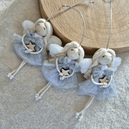 Aniołki na choinkę - zestaw 3 sztuk