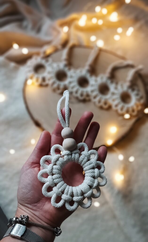 Zawieszka na choinkę w stylu boho